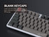 Teclas PBT en blanco premium
